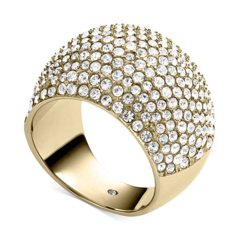 michael kors gold dome ring|michael kors collection dome ring gold tortoise .